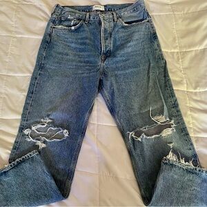 Agolde Classic Blue Denim Jeans